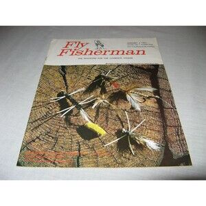 Fly Fisherman Magazine January 1971 Au Sable River Flies Michigan Anglers